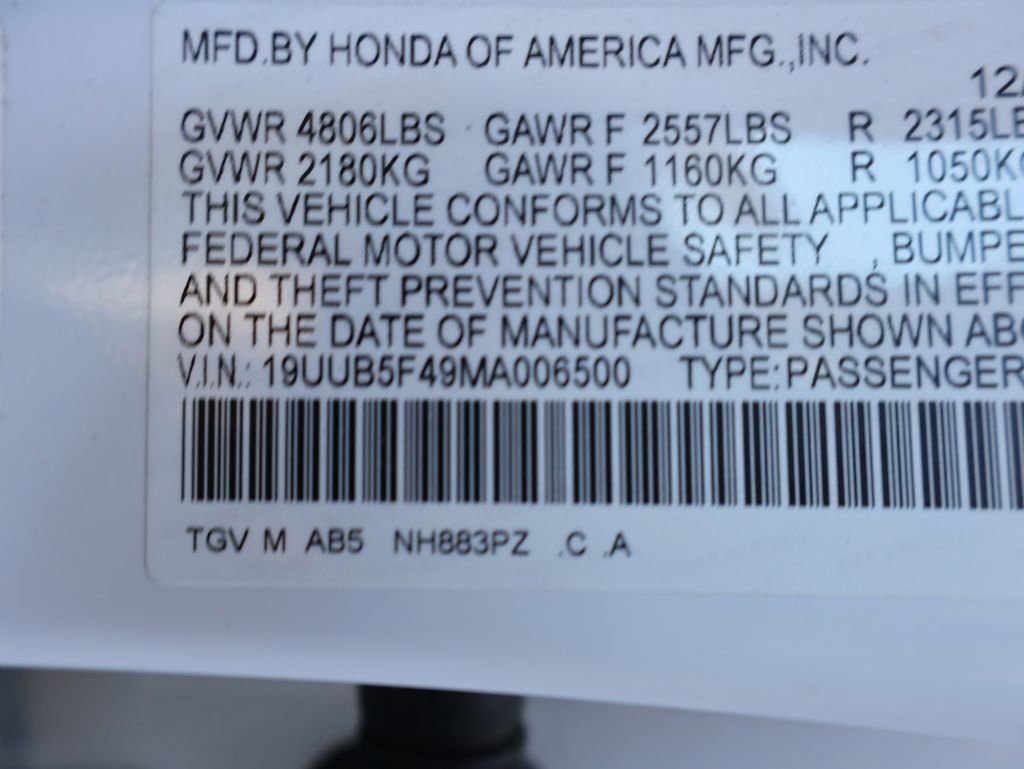 Used 2021 Acura TLX w/ Technology Package FWD image 13