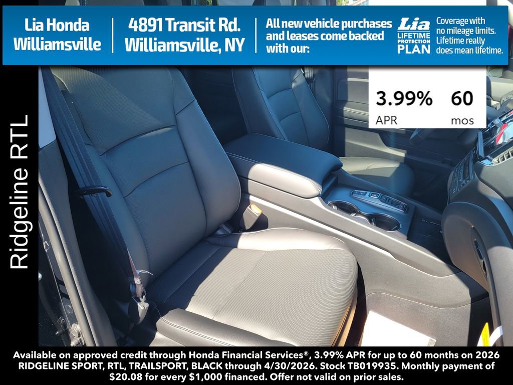 New 2026 Honda Ridgeline RTL image 33