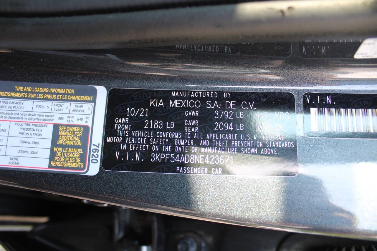 Used 2022 Kia Forte GT-Line w/ GT-Line Premium Package image 46