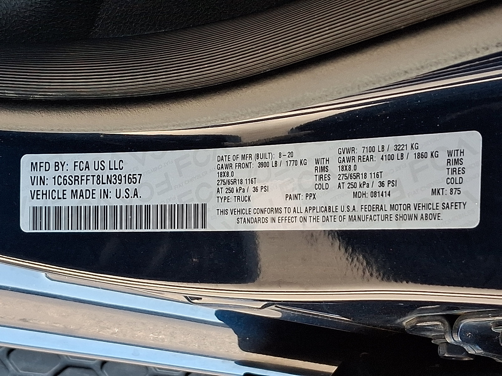 Certified 2020 RAM 1500 Big Horn AWD/4WD image 27