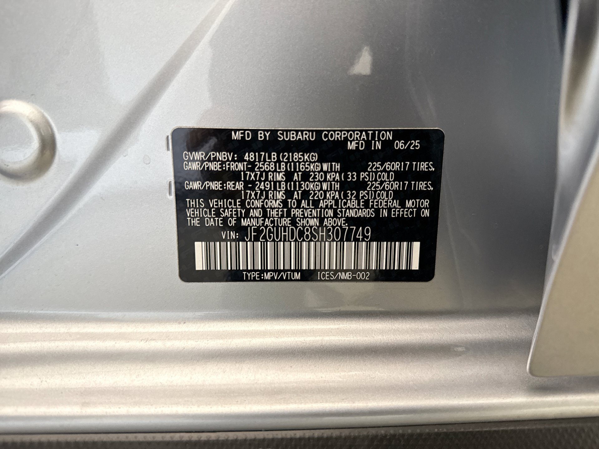 Used 2025 Subaru Crosstrek 2.5i Premium AWD/4WD image 19