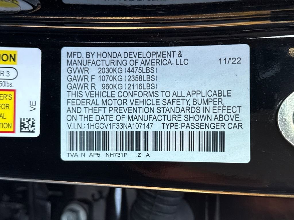 Used 2022 Honda Accord Sport image 30