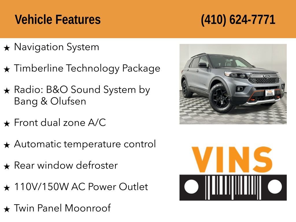 Used 2024 Ford Explorer Timberline w/ Timberline Technology Package image 5