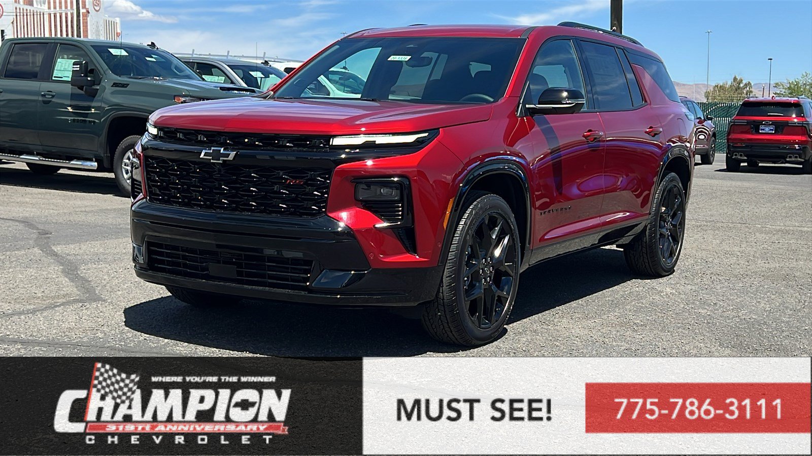 New 2026 Chevrolet Traverse RS w/ LPO, Floor Liner Package