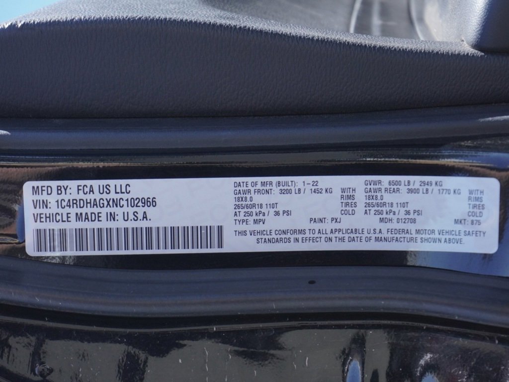 Certified 2022 Dodge Durango SXT image 35