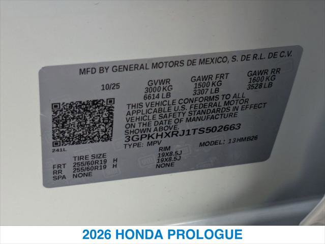 New 2026 Honda Prologue Touring image 26