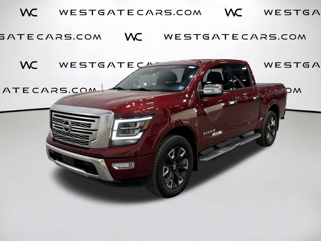 Used 2021 Nissan Titan Platinum Reserve w/ Off Road Protection Package AWD/4WD 360° Tour