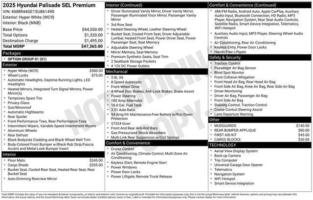 Used 2025 Hyundai Palisade SEL image 4