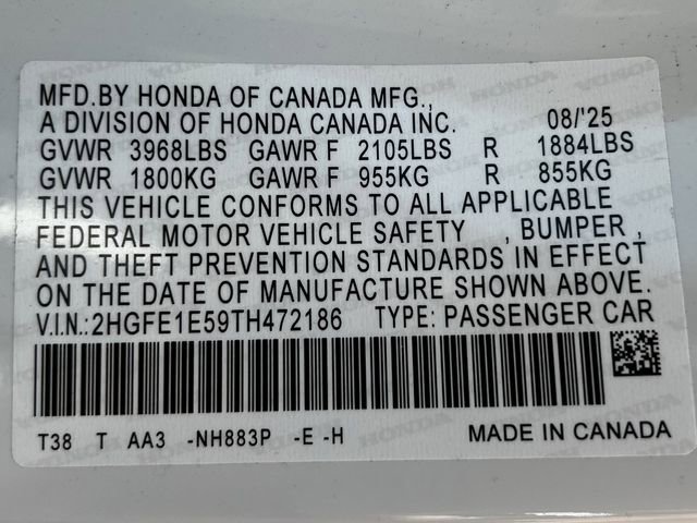 Used 2026 Honda Civic Si image 35