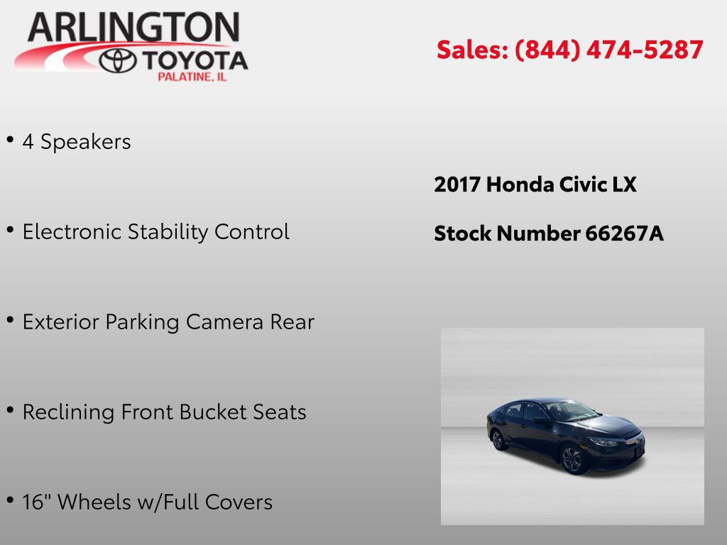 Used 2017 Honda Civic LX image 2