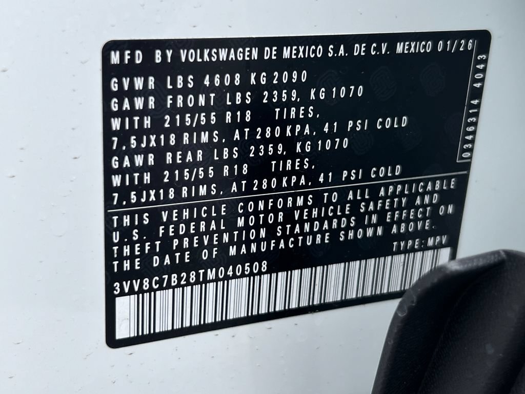 New 2026 Volkswagen Taos S AWD/4WD image 33