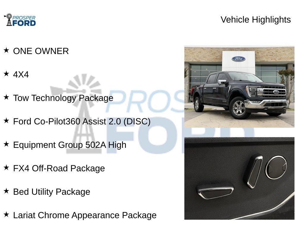 Used 2022 Ford F150 Lariat w/ Equipment Group 502A High AWD/4WD image 5