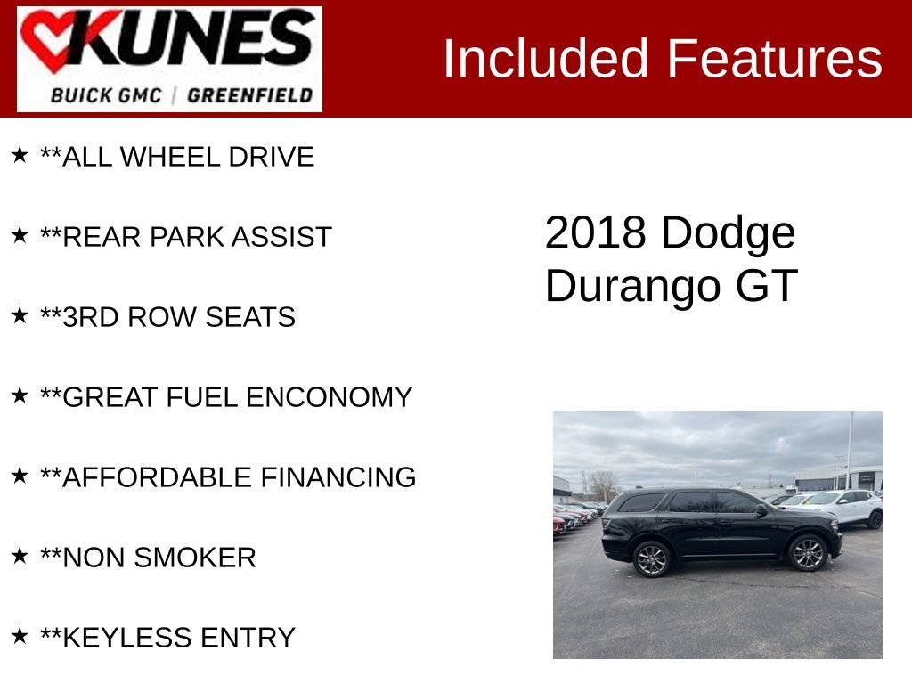 Used 2018 Dodge Durango GT image 3