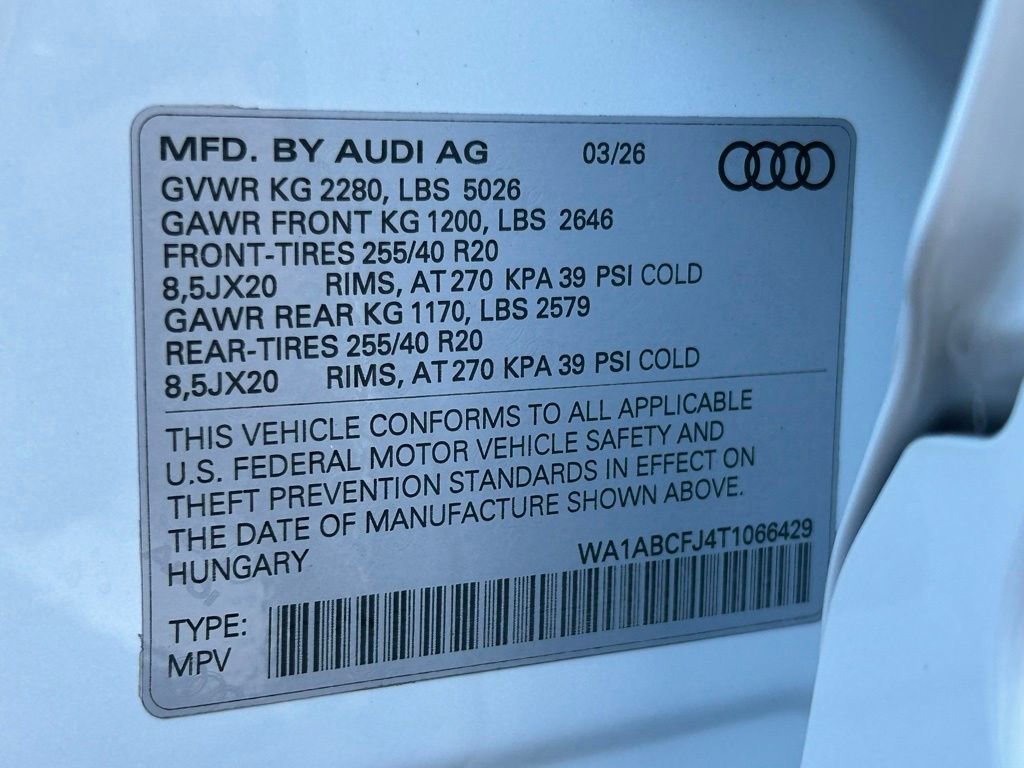New 2026 Audi Q3 quattro 2.0T AWD/4WD image 59