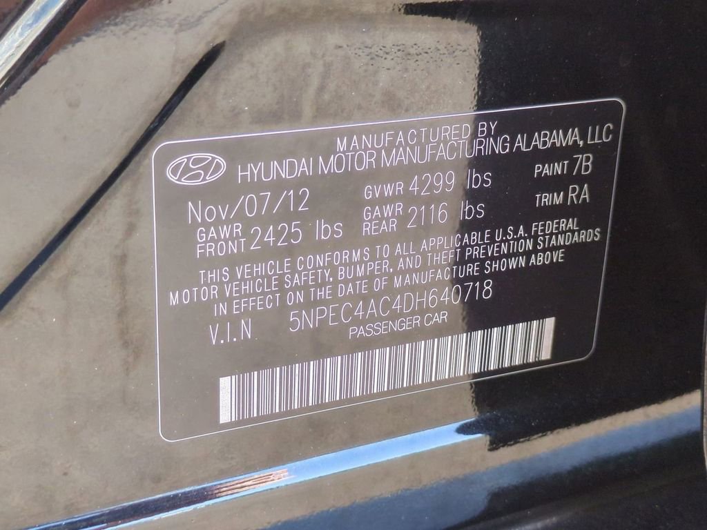 Used 2013 Hyundai Sonata Limited w/ Premium Pkg image 33