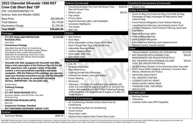 Used 2022 Chevrolet Silverado 1500 RST AWD/4WD image 5