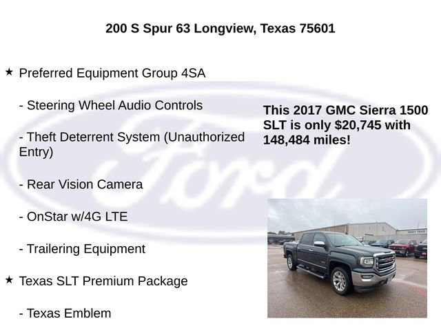 Used 2017 GMC Sierra 1500 SLT w/ Texas SLT Premium Package image 25