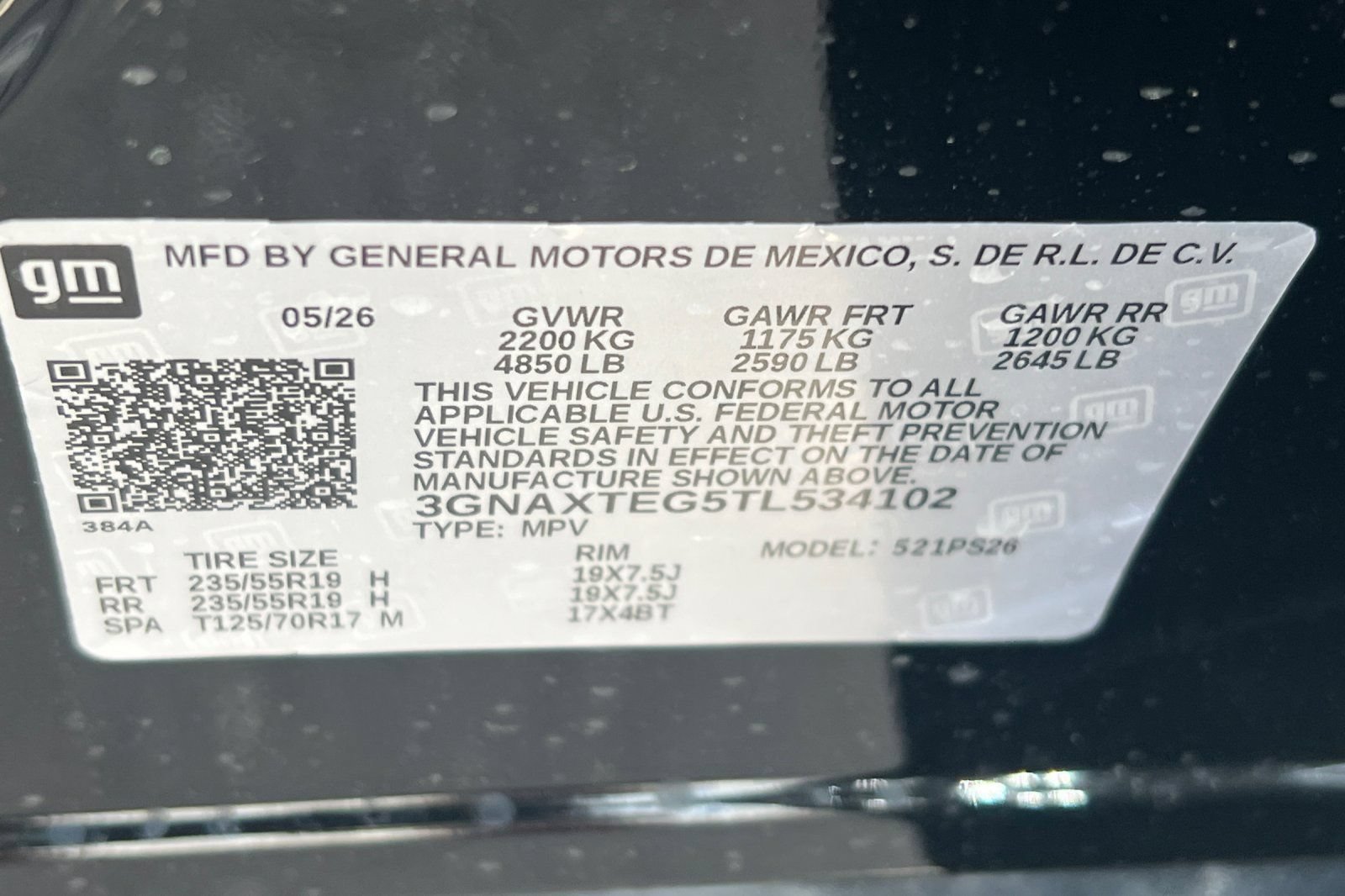New 2026 Chevrolet Equinox RS AWD/4WD image 23