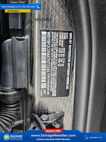 Used 2021 BMW i3 image 16