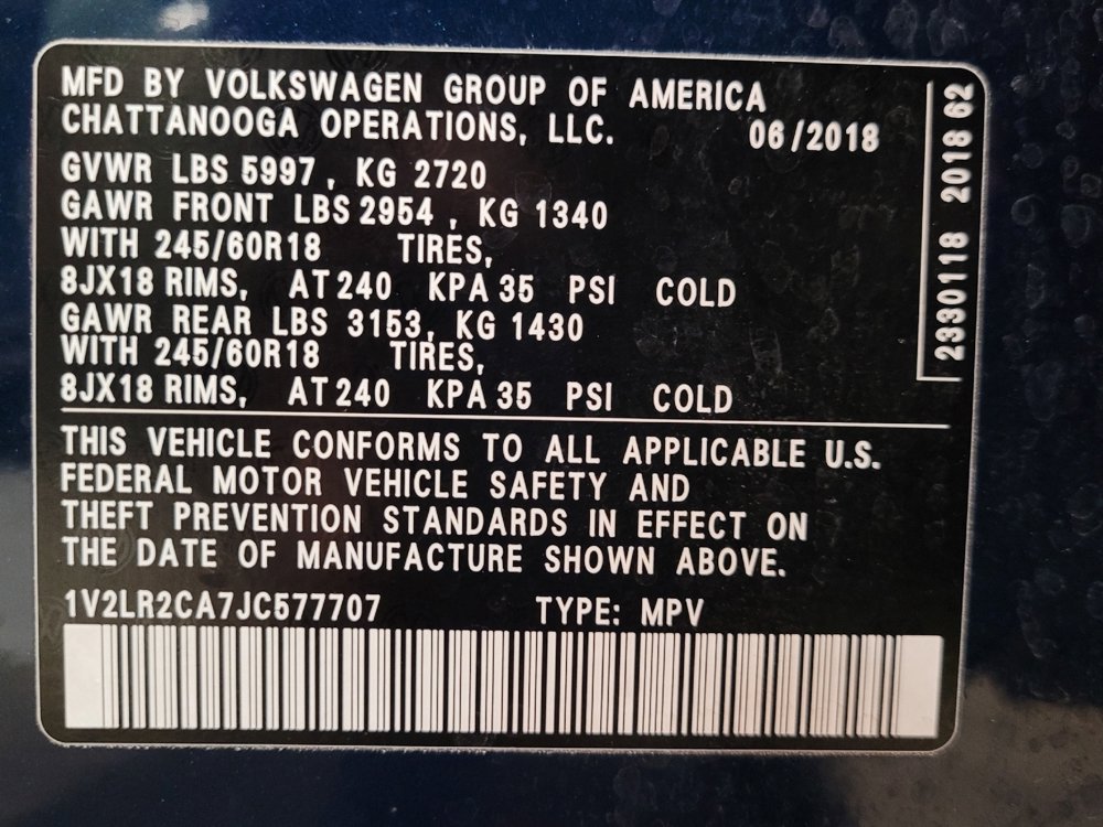 Used 2018 Volkswagen Atlas SE AWD/4WD image 33