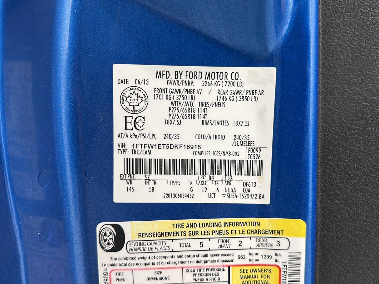 Used 2013 Ford F150 FX4 w/ Luxury Equipment Group image 32