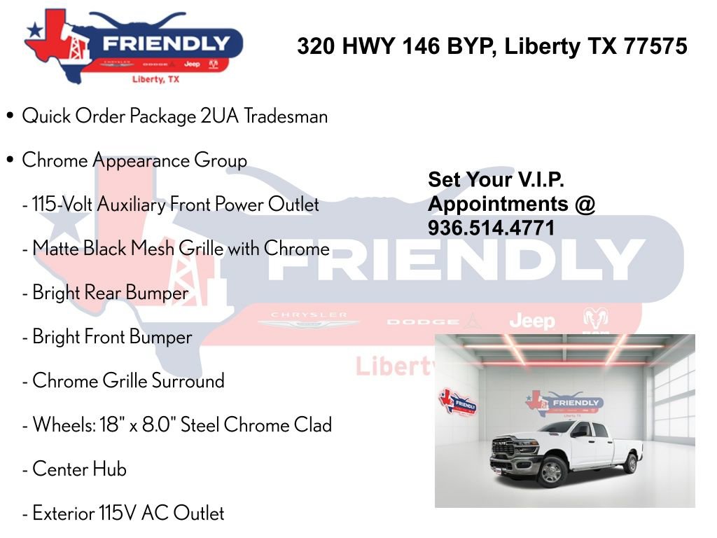 New 2026 RAM 2500 Tradesman w/ Chrome Appearance Group image 5