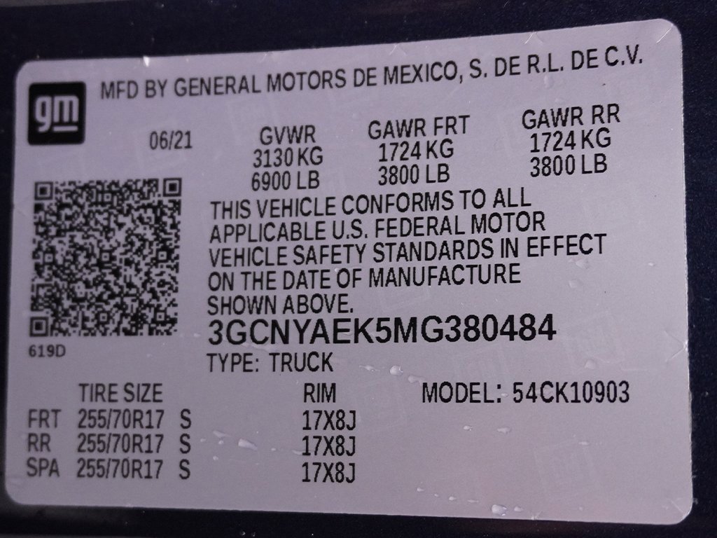 Used 2021 Chevrolet Silverado 1500 W/T w/ WT Value Package image 34