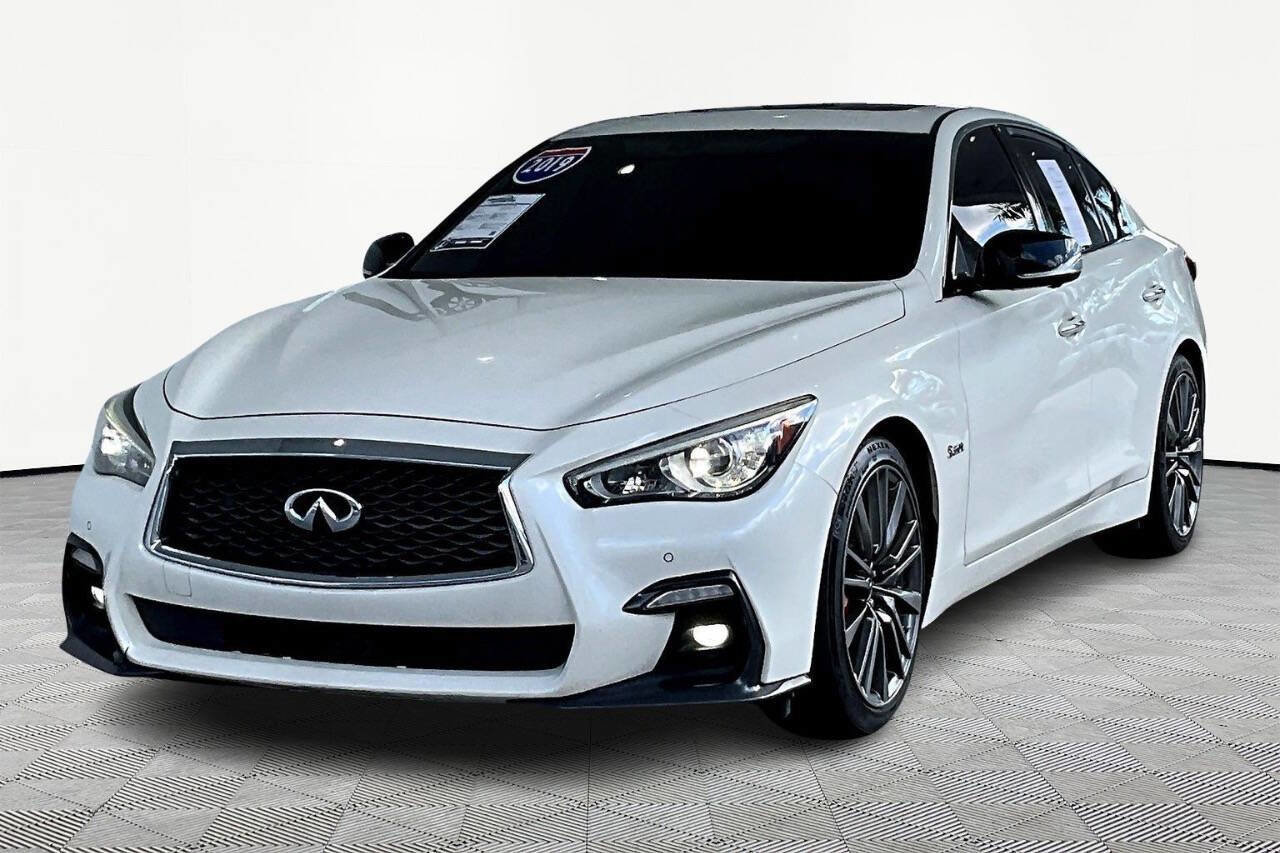 Used 2019 INFINITI Q50 Red Sport 400 w/ Sensory Package