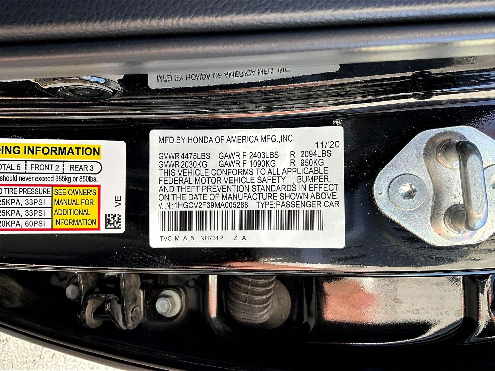 Used 2021 Honda Accord Sport image 19