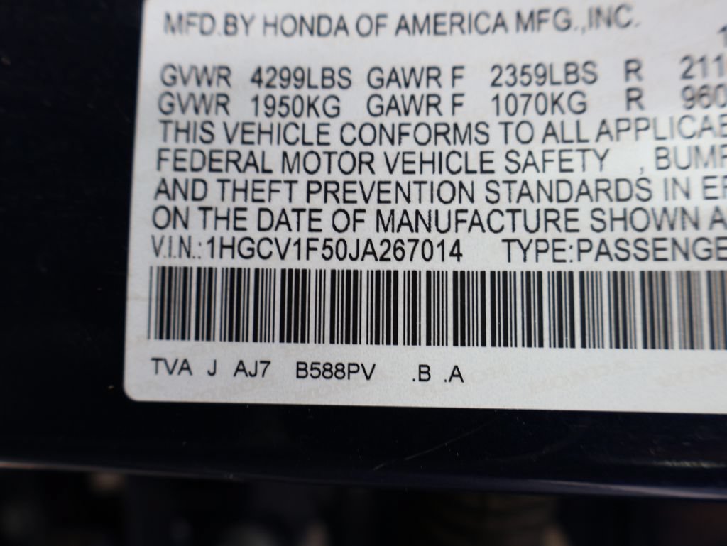 Certified 2018 Honda Accord EX-L image 33