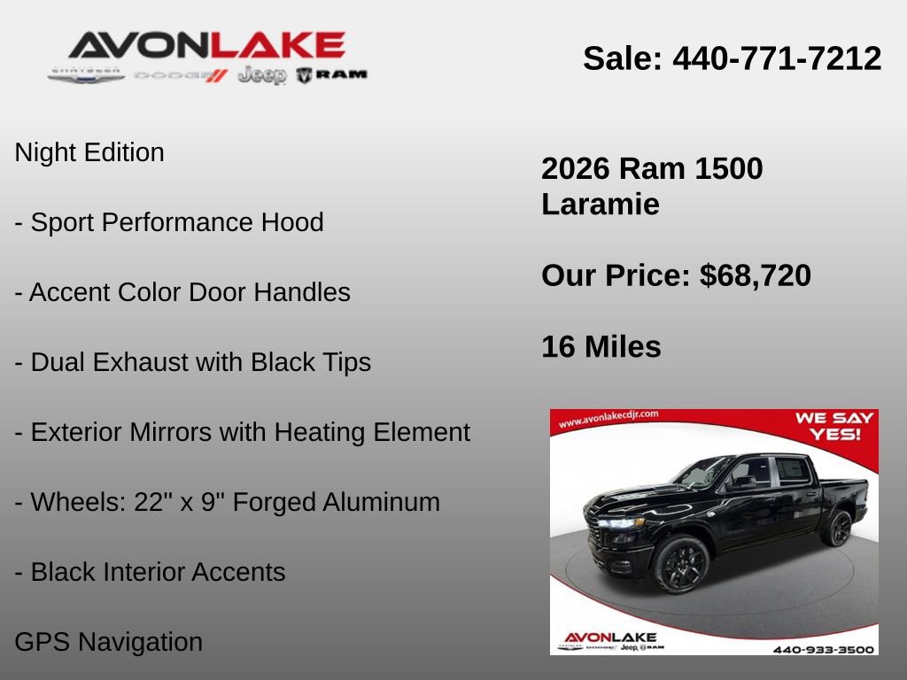 New 2026 RAM 1500 Laramie w/ Night Edition image 24