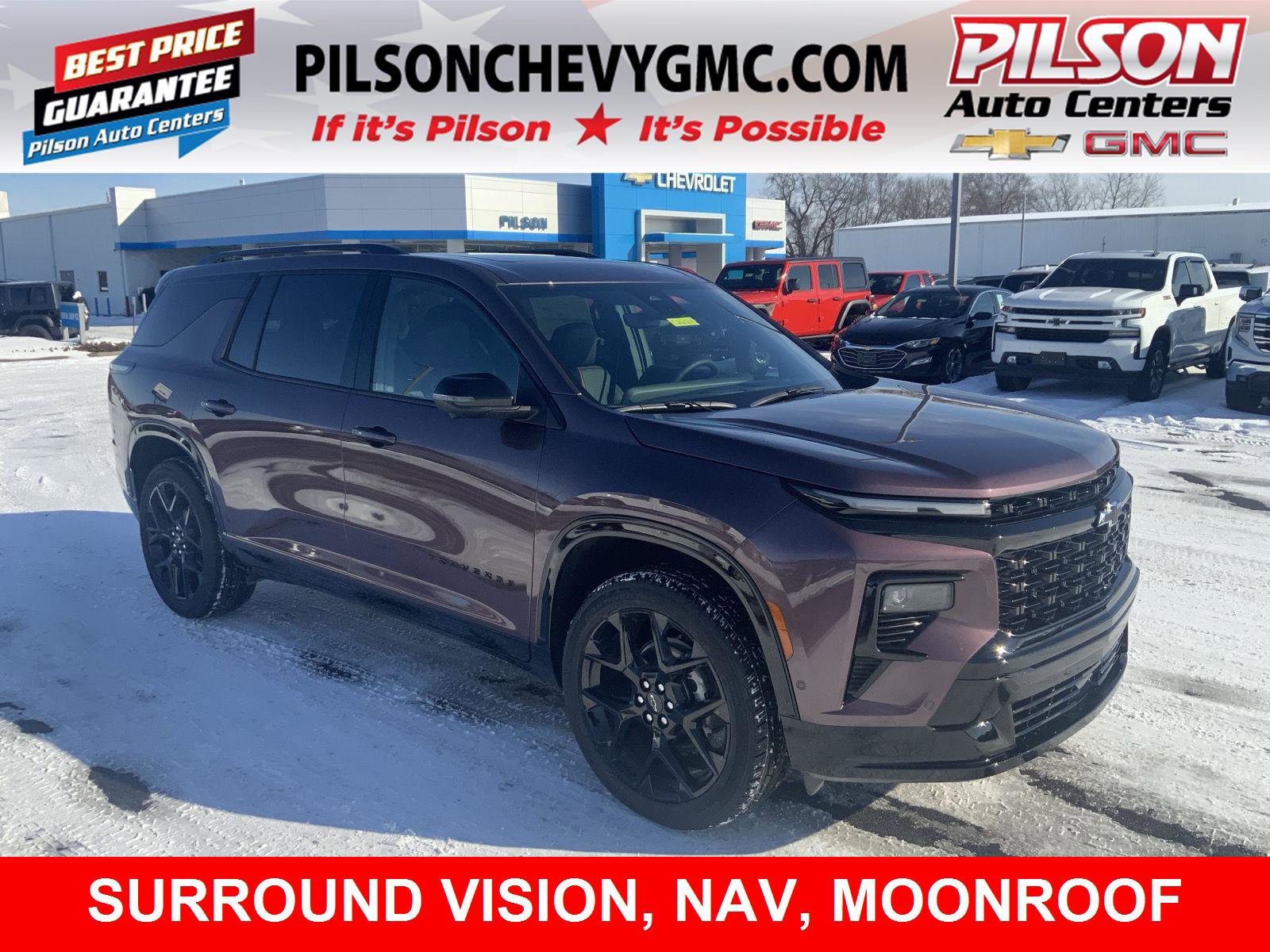 New 2026 Chevrolet Traverse RS w/ LPO, Floor Liner Package