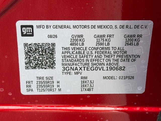 New 2027 Chevrolet Equinox RS AWD/4WD image 22
