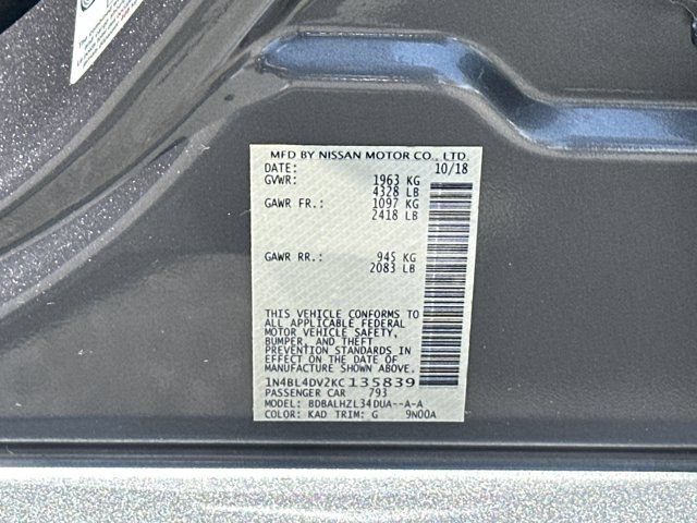 Used 2019 Nissan Altima 2.5 SV FWD image 32