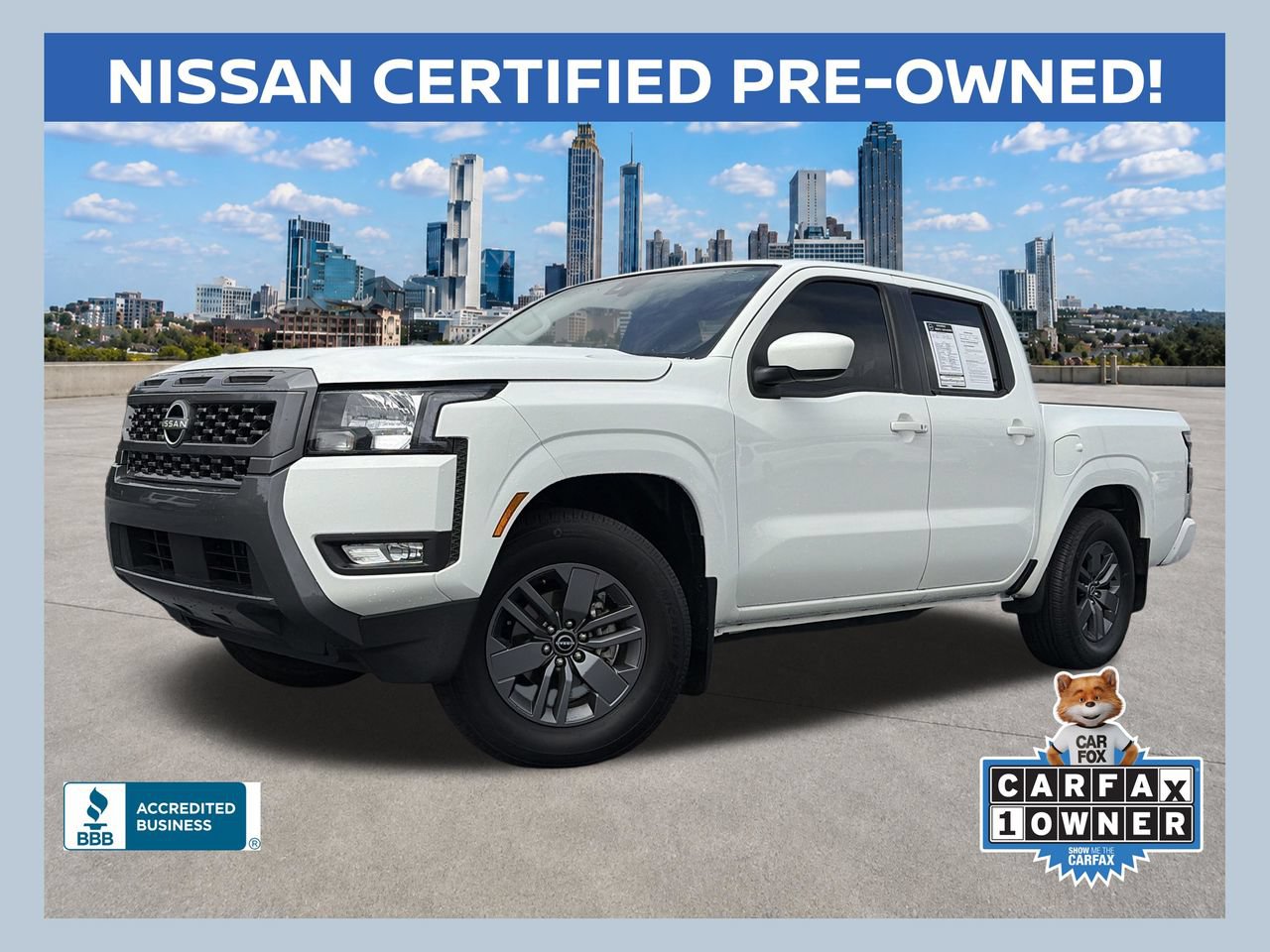 Certified 2025 Nissan Frontier SV w/ SV Convenience Package RWD 360° Tour