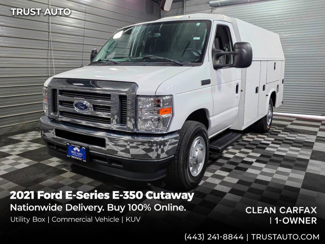 Used 2021 Ford E-350 and Econoline 350 Super Duty w/ Power Windows & Locks Group RWD image 1