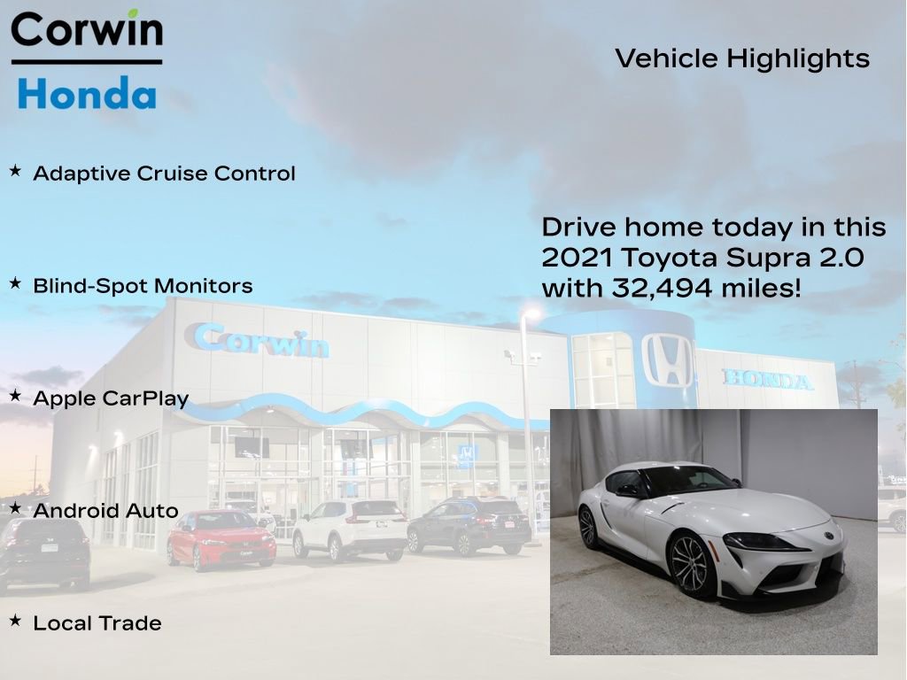 Used 2021 Toyota Supra w/ Safety & Technology Package RWD image 6