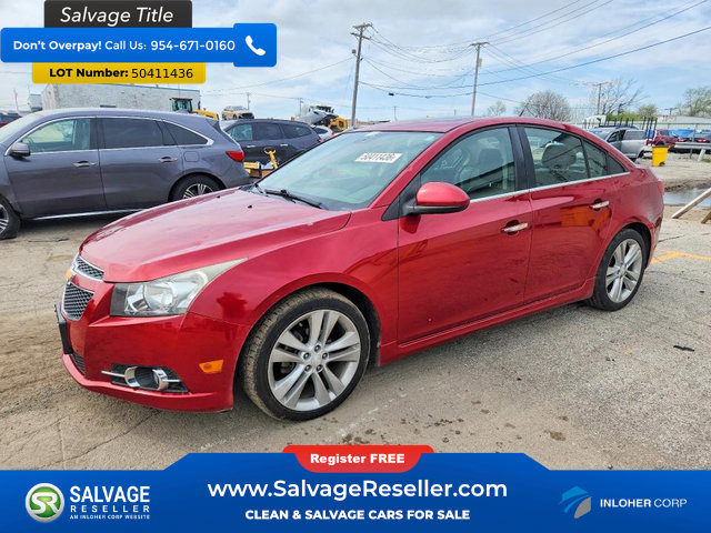 Used 2013 Chevrolet Cruze LTZ w/ RS Package FWD image 1