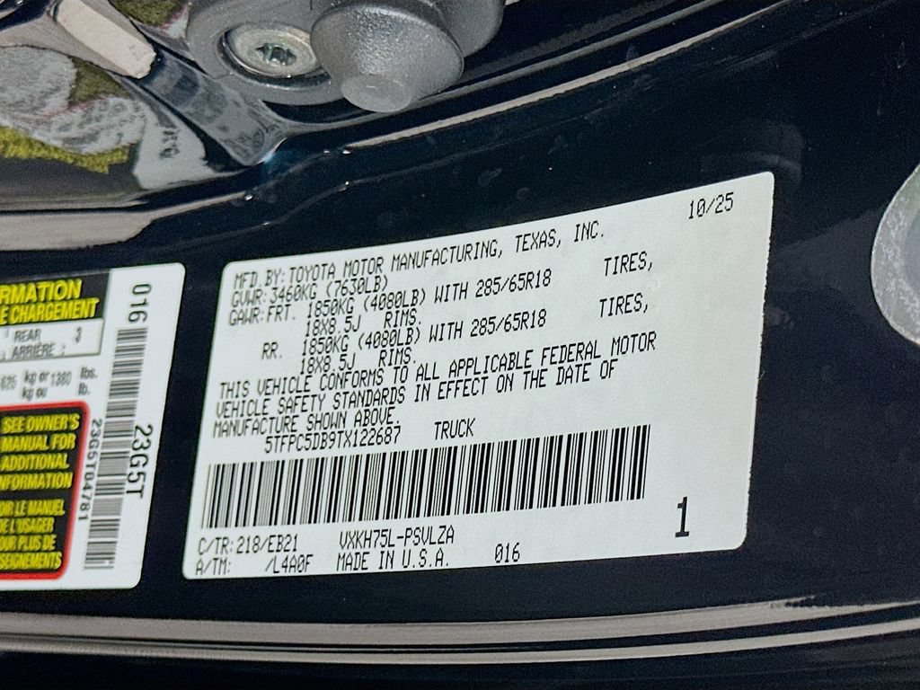 Certified 2026 Toyota Tundra TRD Pro AWD/4WD image 33
