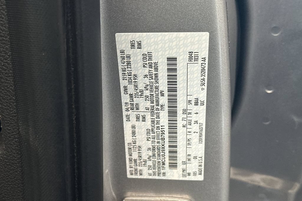 Used 2019 Ford Escape Titanium FWD image 29