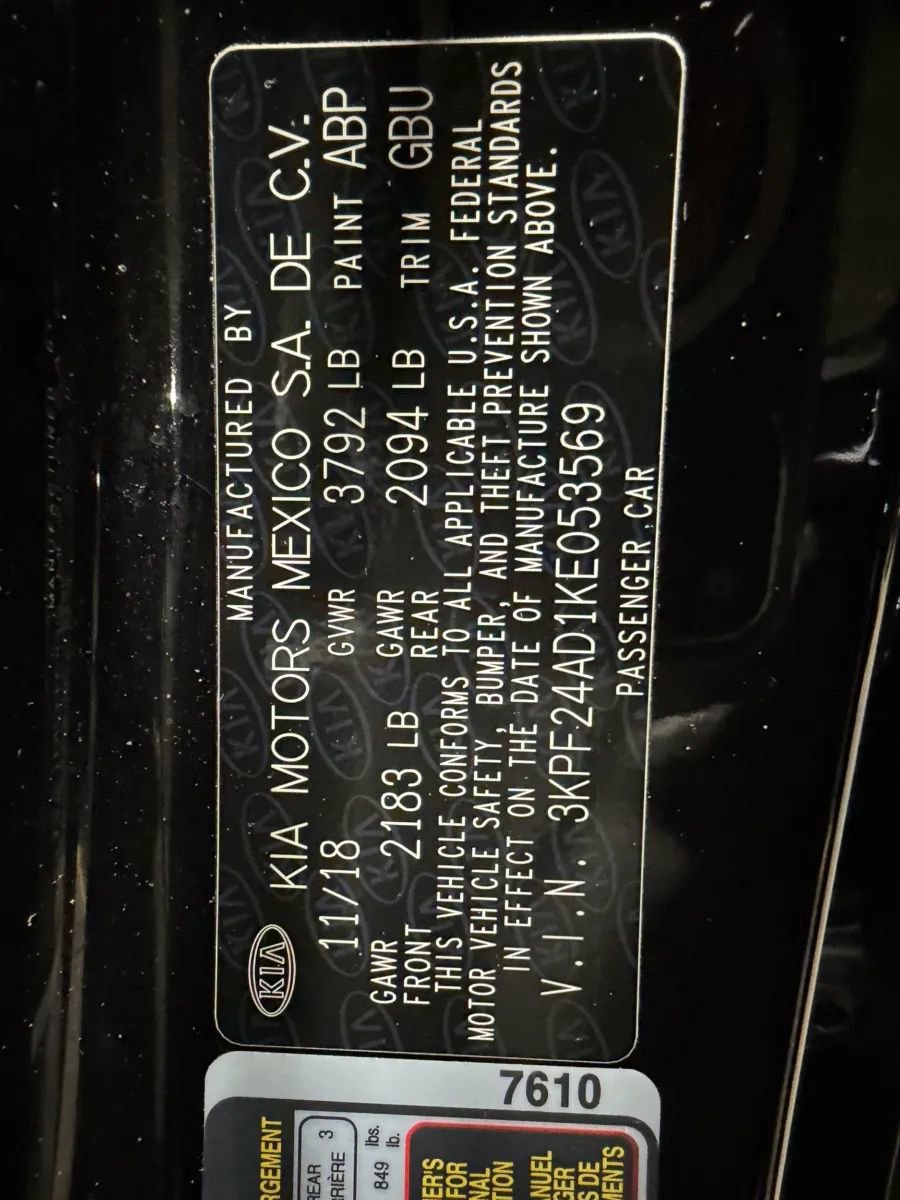 Used 2019 Kia Forte LXS FWD image 18