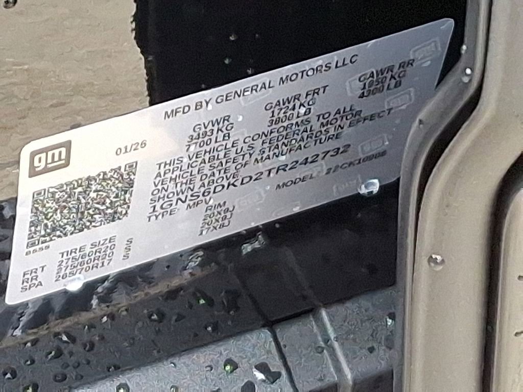 New 2026 Chevrolet Suburban Z71 w/ Z71 Off-Road Package image 10