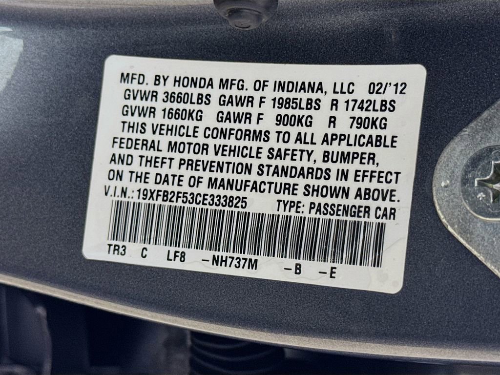 Used 2012 Honda Civic LX image 26