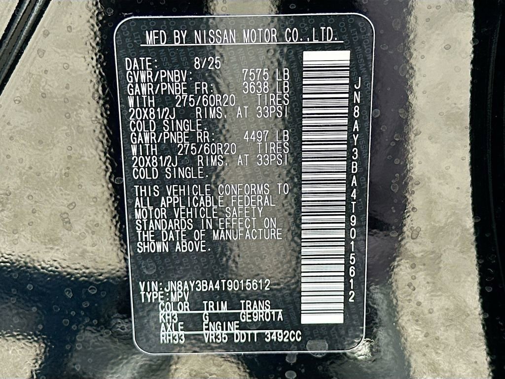 New 2026 Nissan Armada SL w/ Captain's Chari Seat Package RWD image 35