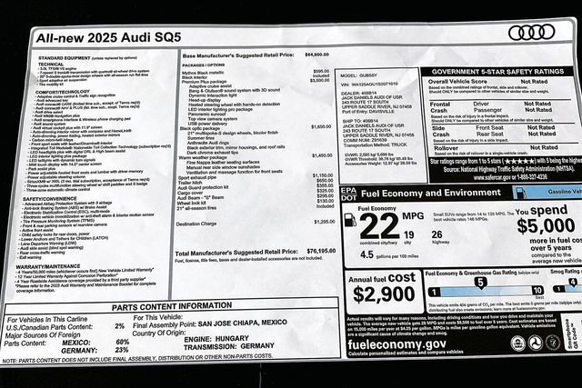 New 2025 Audi SQ5 Premium Plus image 13
