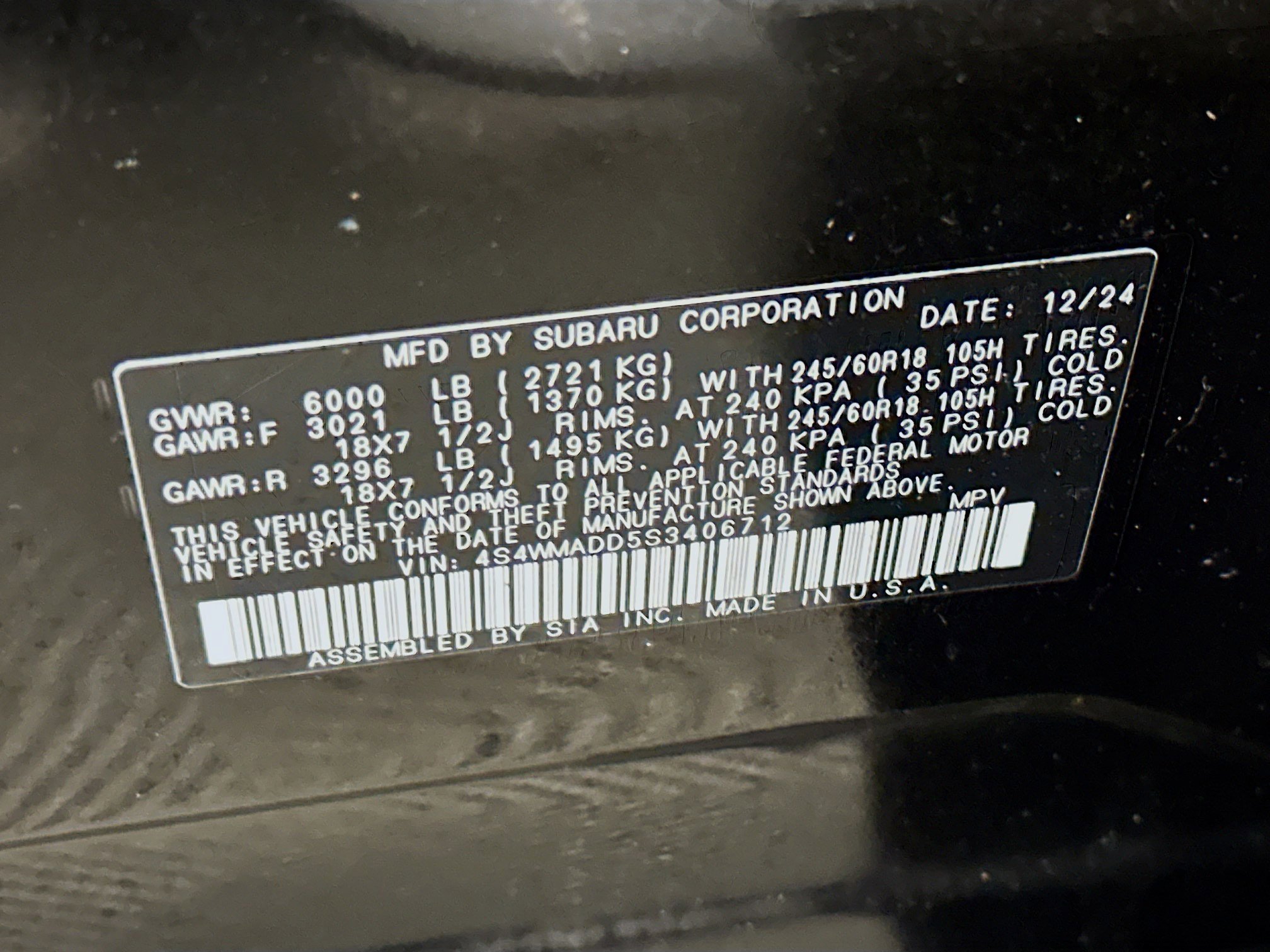 Used 2025 Subaru Ascent Premium AWD/4WD image 12