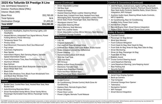 Certified 2025 Kia Telluride SX Prestige X-Line image 12