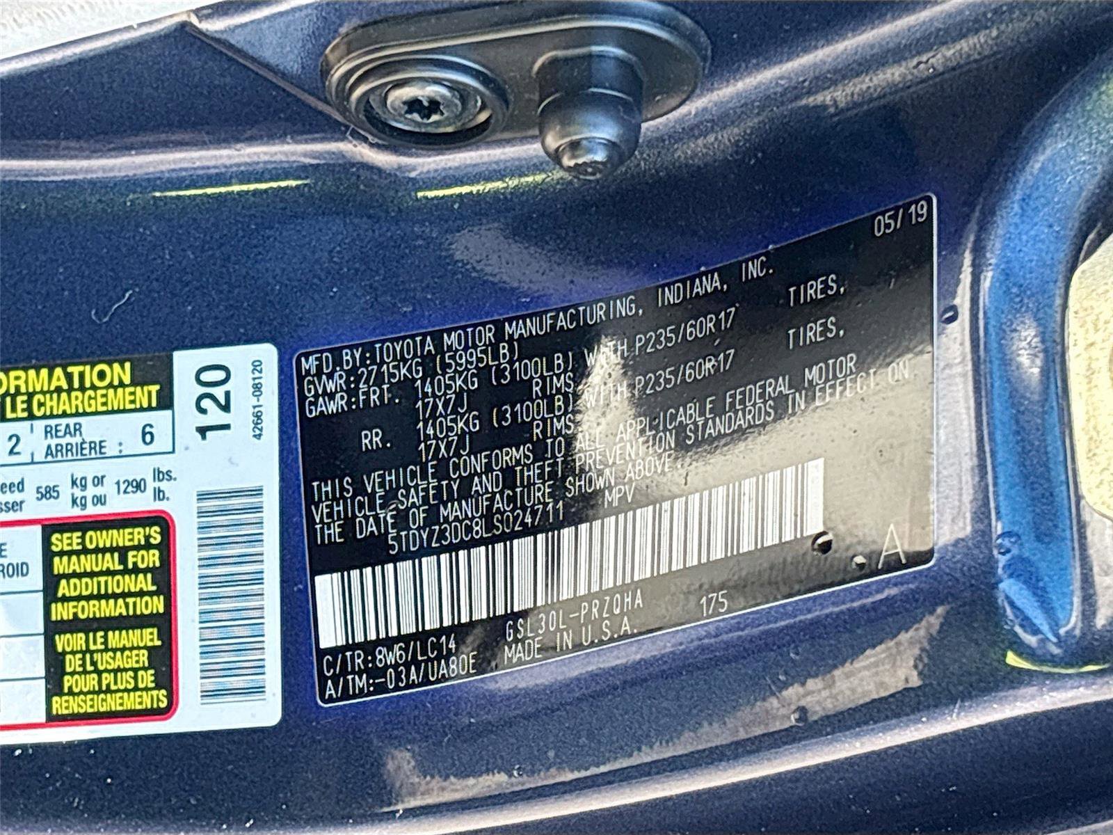 Used 2020 Toyota Sienna XLE image 33