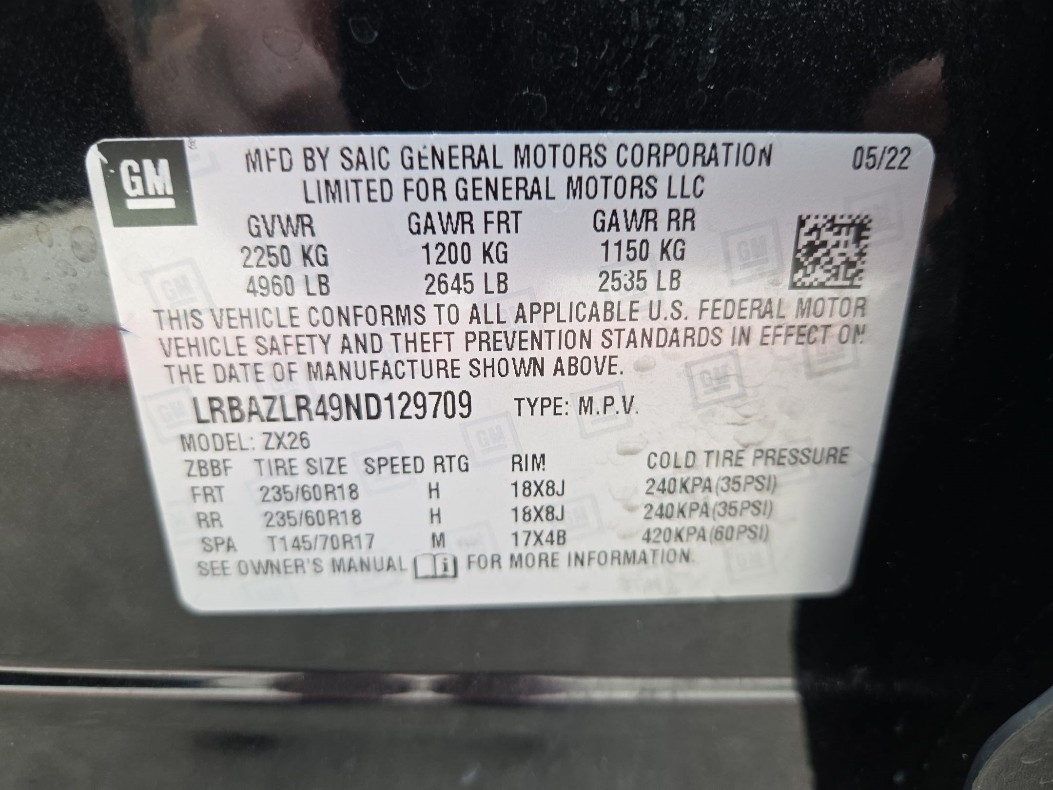 Certified 2022 Buick Envision Preferred FWD image 31