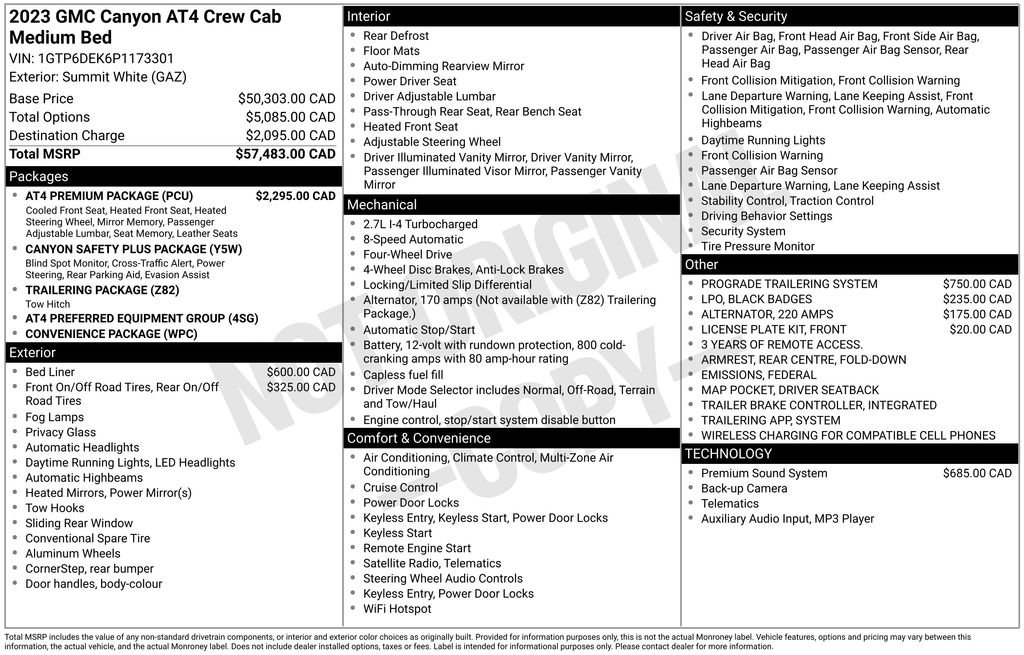 Used 2023 GMC Canyon AT4 w/ AT4 Premium Package image 9